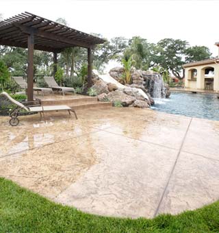 Stamped Concrete Features